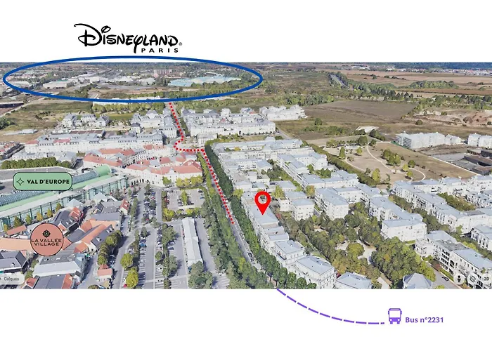 Apartament Garonne8 - Spacious 8ppl Disneyland *